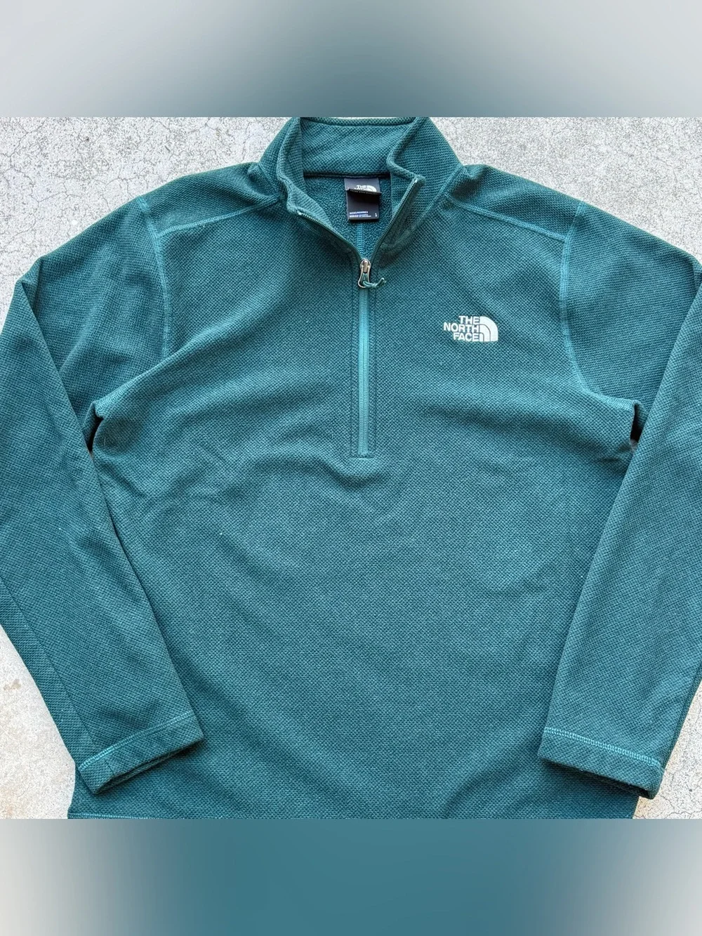 The North Face Quarter Zip Fleece Pullover Sweater Size Large